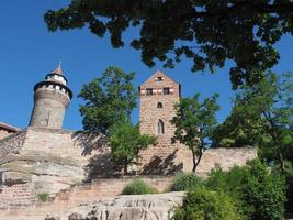 castelo de nuernberg burg em nuernberg foto