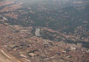 vista aérea de turin foto