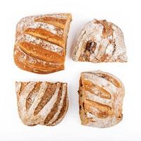 pão rústico de diferentes tipos