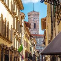 rua de florença, toscana, itália foto
