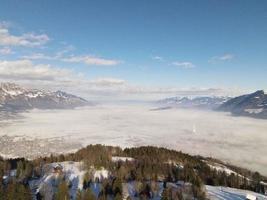 vista nublada para rhinevalley foto