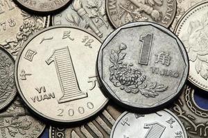 moedas da china foto