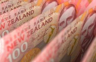 Nova Zelândia dólar closeup