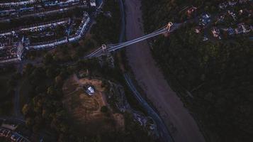 ponte suspensa de clifton em bristol foto