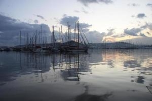 marina de bodrum de mugla, turquia foto