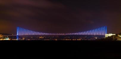 ponte do bósforo de istambul, turquia foto