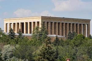 mausoléu de anitkabir de mustafa kemal ataturk em ancara, turkiye foto