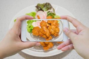 frango frito estilo japonês foto