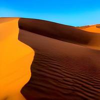 dunas de areia no deserto do saara foto