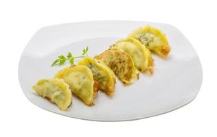 bolinhos japoneses - gyoza foto