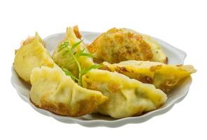 bolinhos japoneses - gyoza foto