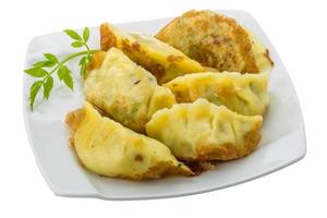 bolinhos japoneses - gyoza foto