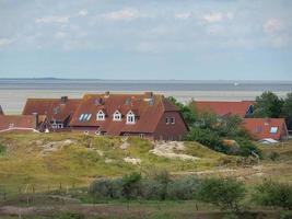 ilha de baltrum no mar do norte foto