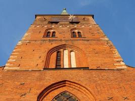 luebeck, alemanha, 2020 - a cidade de luebeck no mar báltico na alemanha foto