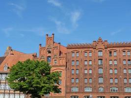 luebeck, alemanha, 2020 - a cidade de luebeck no mar báltico na alemanha foto