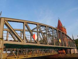 luebeck, alemanha, 2020 - a cidade de luebeck no mar báltico na alemanha foto