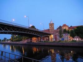 luebeck, alemanha, 2020 - a cidade de luebeck no mar báltico na alemanha foto