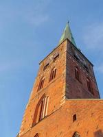 luebeck, alemanha, 2020 - a cidade de luebeck no mar báltico na alemanha foto