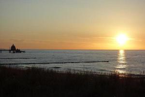 a ilha de zingst no mar báltico foto