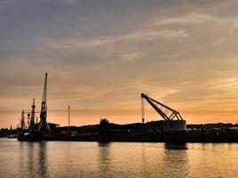 luebeck, alemanha, 2020 - a cidade de luebeck no mar báltico na alemanha foto