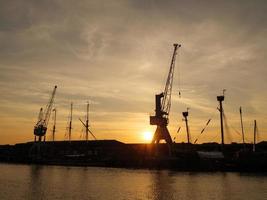 luebeck, alemanha, 2020 - a cidade de luebeck no mar báltico na alemanha foto