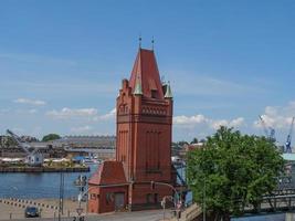 luebeck, alemanha, 2020 - a cidade de luebeck no mar báltico na alemanha foto