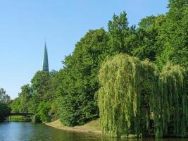 luebeck, alemanha, 2020 - a cidade de luebeck no mar báltico na alemanha foto