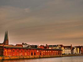 luebeck, alemanha, 2020 - a cidade de luebeck no mar báltico na alemanha foto