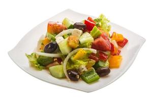 deliciosa salada grega foto