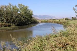 paisagem nas montanhas no norte de israel. foto