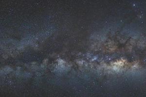 galáxia da via láctea com estrelas e poeira espacial no universo