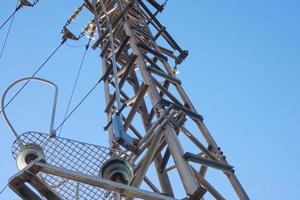 torres metálicas para transporte de eletricidade, obras de engenharia foto