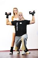 treino de personal trainer foto