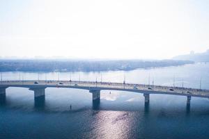 nova poshta kyiv meia maratona. vista aérea. foto