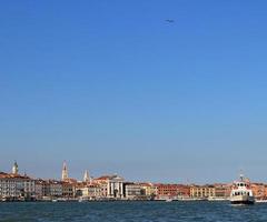 bela vista sobre e na cidade de Veneza. foto