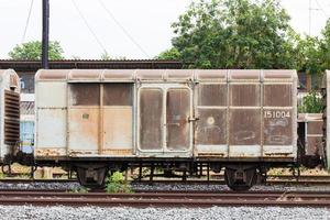 recipiente de trem antigo foto