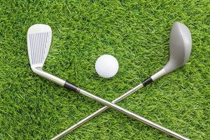 objetos esportivos relacionados a equipamentos de golfe foto