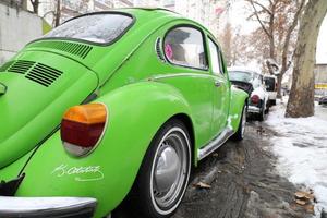 carro de carros volkswagen clássico verde foto