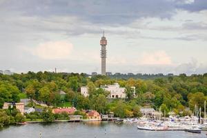 torre de telecomunicações em estocolmo foto