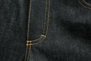 close-ups de jeans selvedge foto