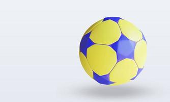 3d esporte bola korfball renderização vista superior foto