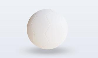 3d esporte bola futsal renderização vista frontal foto