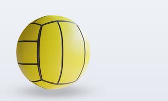 3d esporte bola pólo aquático renderização vista esquerda foto