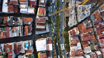 paisagem urbana istambul, turquia. foto da vista de cima