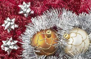 bolas decorações de natal foto