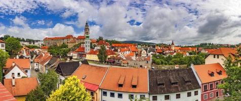 cidade tcheca krumlov da república tcheca foto