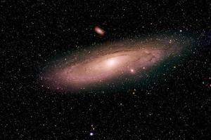 a galáxia de andrômeda foto