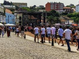 07 14 2018 festa do polvo mugardos. a corunha, galiza, espanha. foto