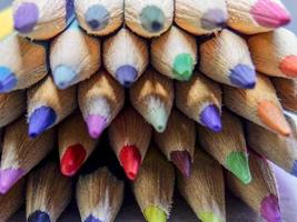 lápis de cor grouo foto