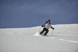 passeio de esquiador foto